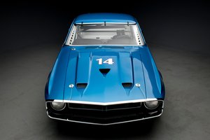Обои на рабочий стол: 1969 Shelby GT350, blue, GT350, shelby