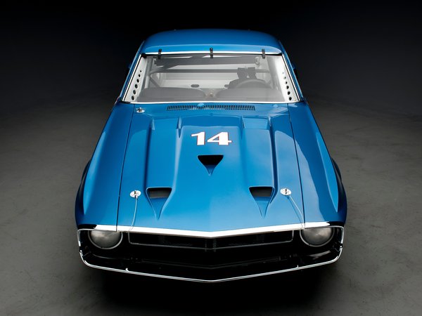 1969 Shelby GT350, blue, GT350, shelby