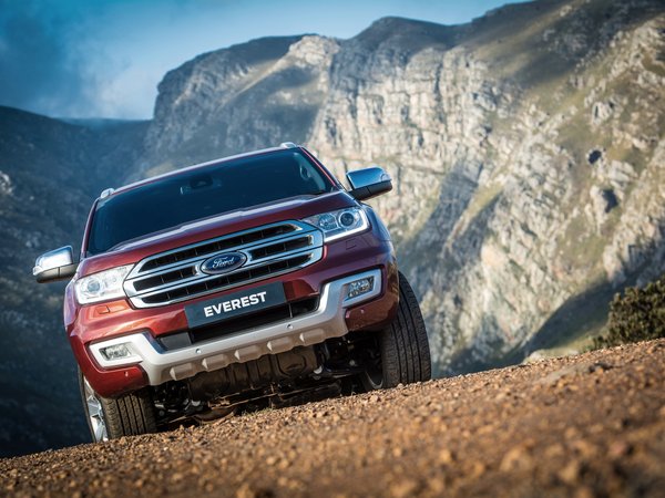 2015, 4WD, Everest, ford, Limited, вид спереди