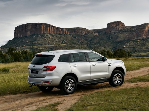 2019, 4WD, Everest, ford, XLT, горы, сбоку, скалы