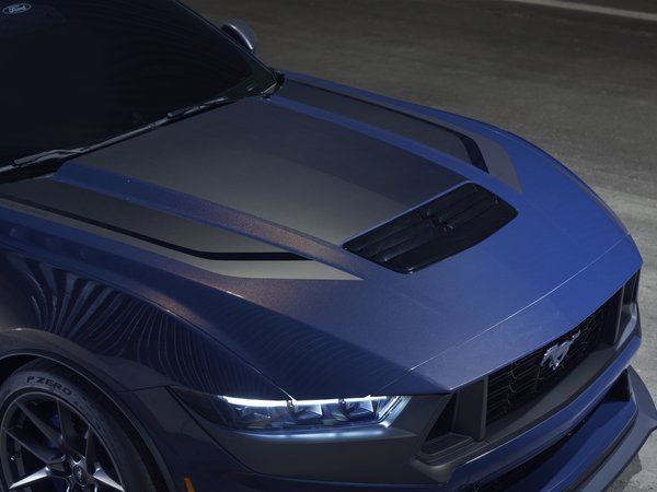 2024, close-up, ford, Ford Mustang Dark Horse, mustang