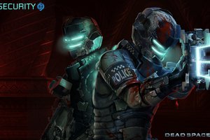 Обои на рабочий стол: dead space 2, айзек, безопасности, пистолет, полиция, служба