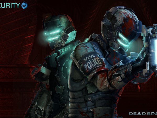 dead space 2, айзек, безопасности, пистолет, полиция, служба