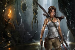 Обои на рабочий стол: lara croft, tomb raider, игра, лара крофт