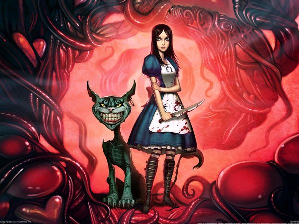 alice madness returns, алиса, чеширский кот