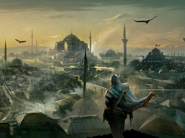assassin's creed, revelations, арт, город