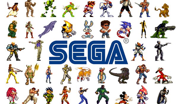 Обои на рабочий стол: 16 bit, aladin, golden axe, sega, shinobi, sonic, tales, tiny toon