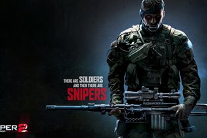 Обои на рабочий стол: Sniper: Ghost Warrior 2, Snipers, бронежилет, камуфляж, оружие, пистолет, снайпер, снайперская винтовка, солдат