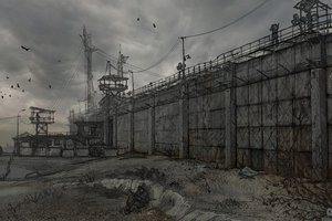 Обои на рабочий стол: дом, сталкер, стены