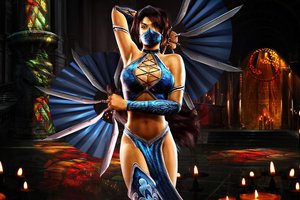 Обои на рабочий стол: Kitana, mortal kombat