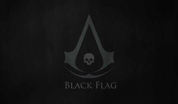 Обои на рабочий стол: 4, assassins, black, creed, flag