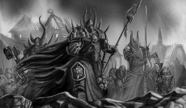 Обои на рабочий стол: warhammer 40k, броня, доспехи, мечи, орды, оружие, последователи, тзинча, тысяча сынов, хаоса