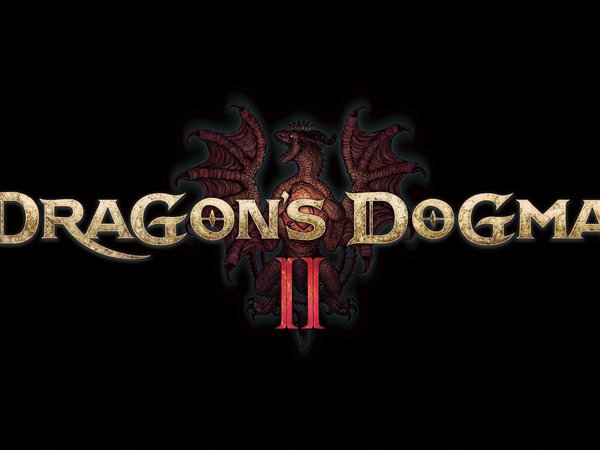 2024 Games, black background, Dragon's Dogma 2, games, logo