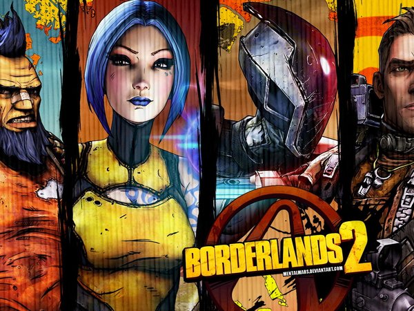 art, Borderland 2, game, персонажи.