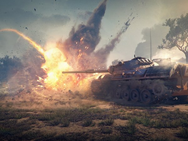 game, Lesta Games, Wargaming.net, World of Tanks, варгейминг, леста, мир танков, огонь, разрыв снаряда, танк