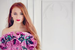 Обои на рабочий стол: Sophie Turner, актриса, рыжая