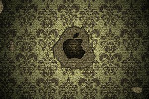 Обои на рабочий стол: apple, logo, mac, pc, логотип, текстура, яблоко