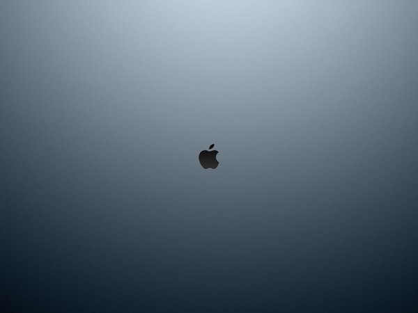 apple, computers, style, компьютеры, минимализм, серый фон, текстура, текстуры, яблоко