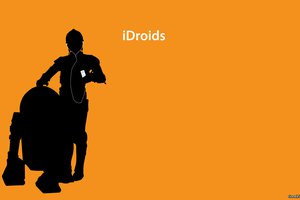 Обои на рабочий стол: ipod, star wars, дроиды, наушники