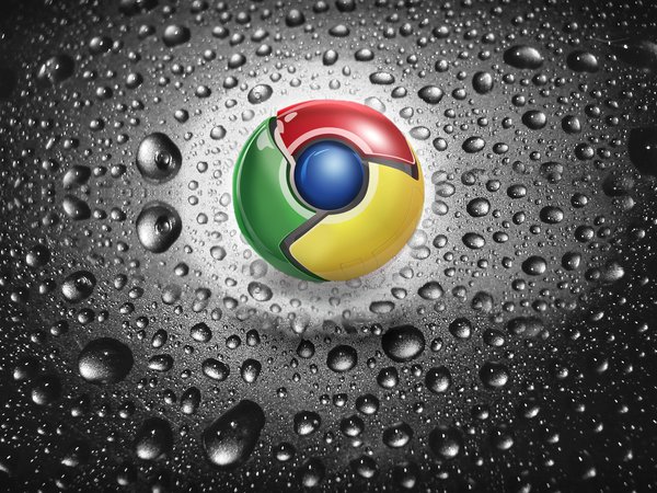 google chrome, капли, макро