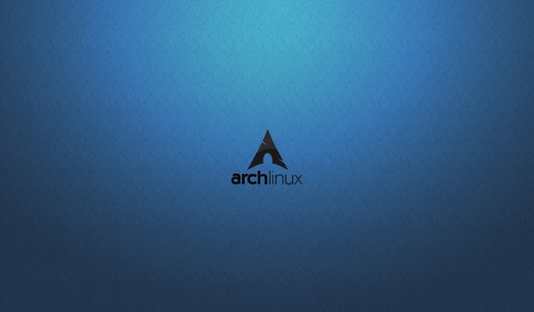 Обои на рабочий стол: arch linux, bluewave, linux