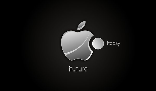 Обои на рабочий стол: apple, будущее, креативность, минимализм, темный фон