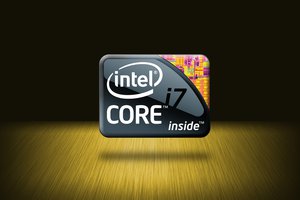 Обои на рабочий стол: Core i7, Extreme Edition, intel, логотип, процессор