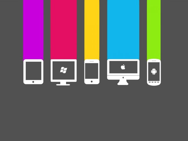 android, apple, color, windows, компьютер, сотовый.цвета, телефон