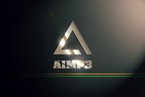 Обои на рабочий стол: AIMP, AIMP3, logo, music, player, АИМП, логотип, проигрыватель