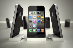 Обои на рабочий стол: apple, iphone4, айфон, айфон 4, иконки, мобильник, телефон, эппл