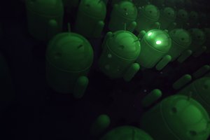 Обои на рабочий стол: android, green, андроид, рендеринг