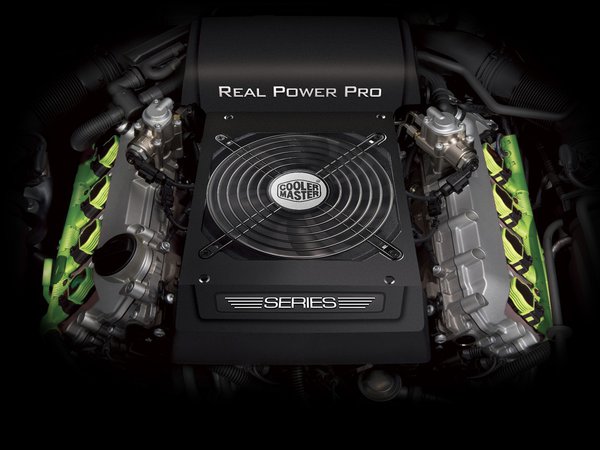 amd, cooler master, real power pro, V8, блок питания, бп, двигатель