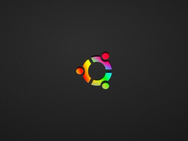 ubuntu colored, минимализм