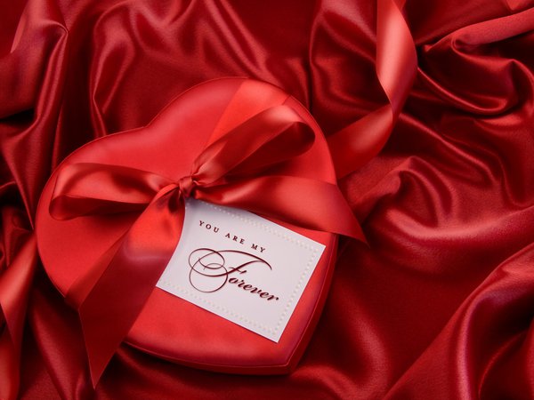 14 февраля, valentine's day, бант, день святого валентина, подарок, признание, ткань