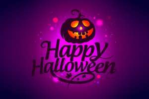 Обои на рабочий стол: creepy, evil pumpkin, Happy Halloween, scary, spooky, жутко, зло тыквы, похожий на привидение, страшно, счастлива, хэллоуин