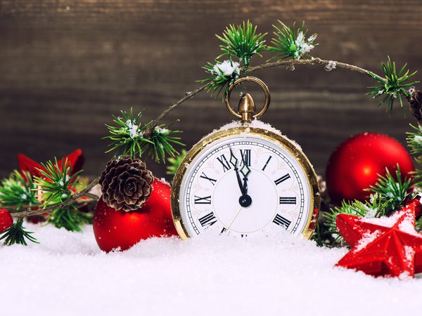 clock, merry christmas, new year, snow, stars, звезды, Новым годом, с Рождеством Христовым, снег, часы