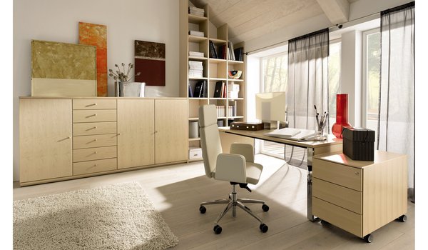Обои на рабочий стол: elegant home office design, дизайн, интерьер, комната, офис, рабочий кабинет, служебное помещение, стиль