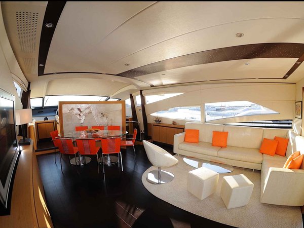 Capri Italy, Motor Yacht PERSHING, дизайн, интерьер, люкс, стиль, яхта