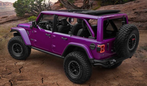 Обои на рабочий стол: concept, Jeep, Jeep Wrangler Rubicon 4xe, джип, шоу-кар, экстерьер