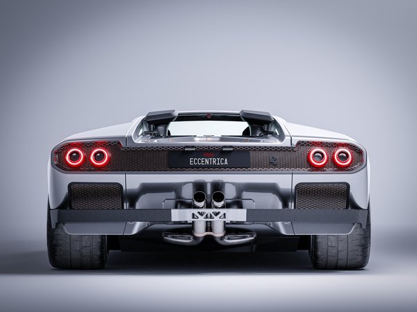 diablo, lamborghini, Lamborghini Diablo Eccentrica Restomod, rear view