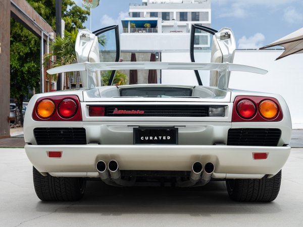 diablo, lambo, lamborghini, Lamborghini Diablo, rear view