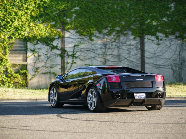 gallardo, lamborghini, Lamborghini Gallardo, rear view