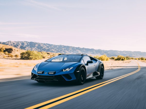 blue, Huracan, lamborghini, Lamborghini Huracan Sterrato