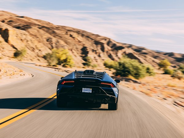 Huracan, lamborghini, Lamborghini Huracan Sterrato, rear view