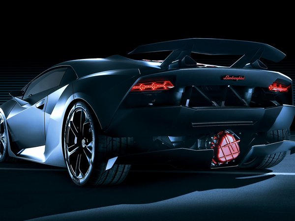 Elemento, lamborghini, Lamborghini Sesto Elemento, Sesto, вид сзади