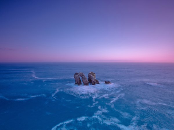 камни, море, небо, скала