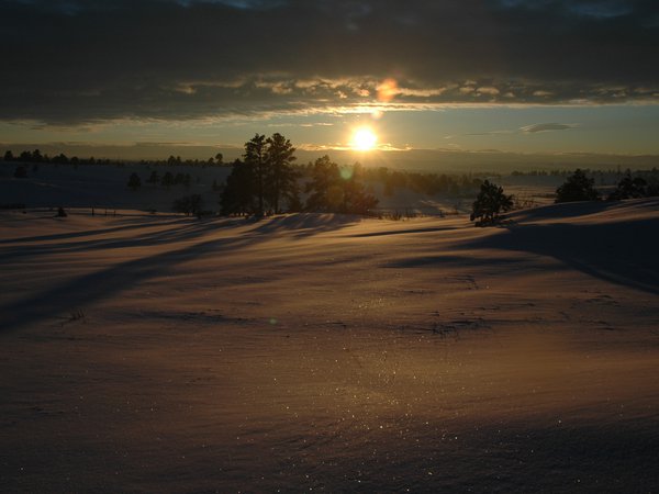 зима, пейзажи, снег, солнце, фото