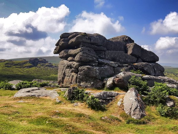 Dartmoor, англия, камни