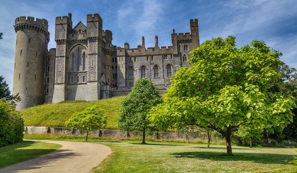 Обои на рабочий стол: Arundel Castle, англия, замок