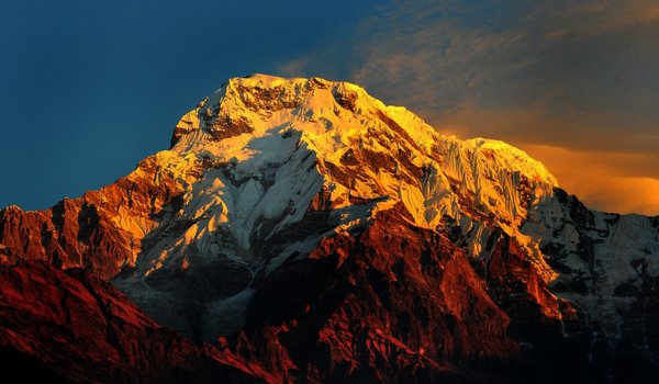 Обои на рабочий стол: 4K ULTRA-HD (2160P), Annapurna Massif Himalayas, mountain, Nepal
